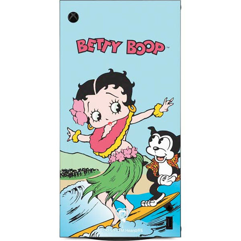 Betty Boop Surfing XBox Series X Digital Edition Console Skin